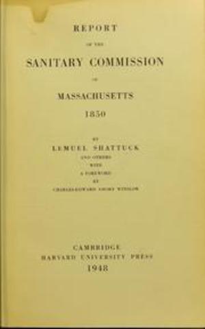1850: Lemuel Shattuck's Published Report
