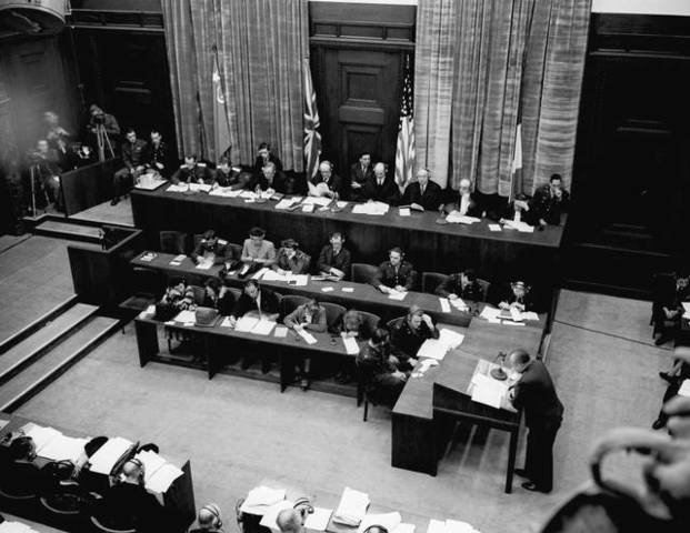 Conclusión de la vista de los Juicios de Nuremberg.