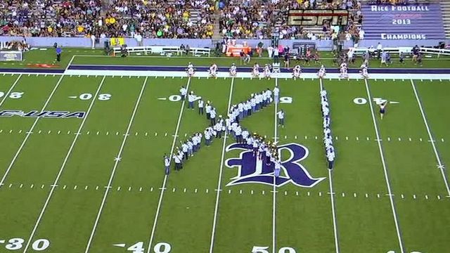 Rice University Band Marches into a IX