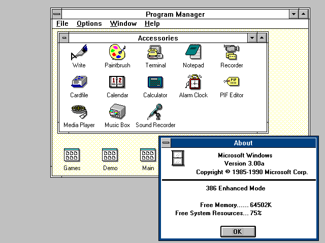 WINDOWS (1990)