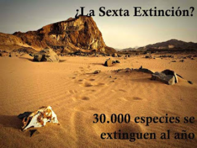 CIENTÍFICOS PREDICEN LA SEXTA EXTINCIÓN EN MASA