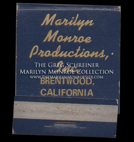 She started her own company the "Marilyn Monroe productions Inc."