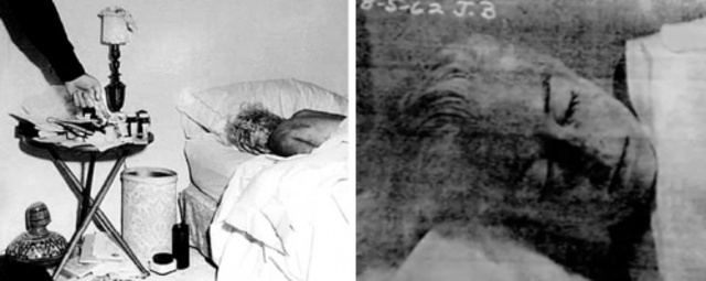 Marilyn Monroe was found dead.