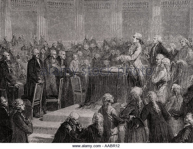 King Louis Formally Accepts Constitution