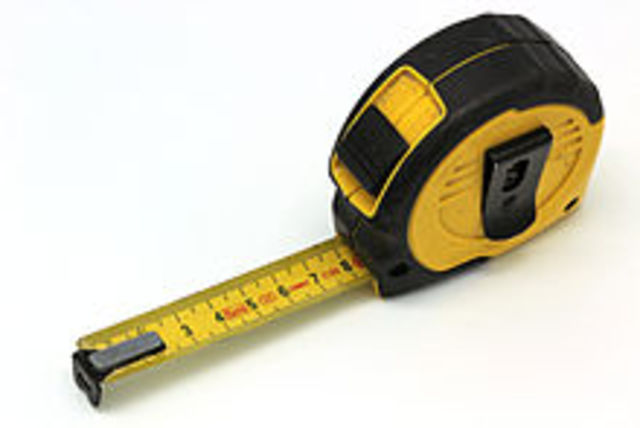 Cinta métrica moderna