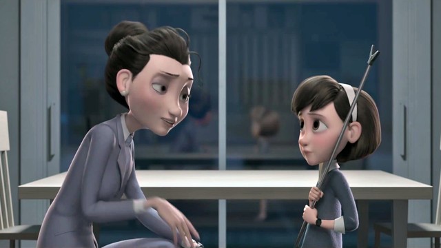 The girl's mom puts her on a strict scheldule