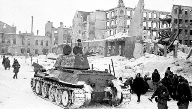 Gran ofensiva del Ejercito Rojo en la región de Stalingrado (Rusia)