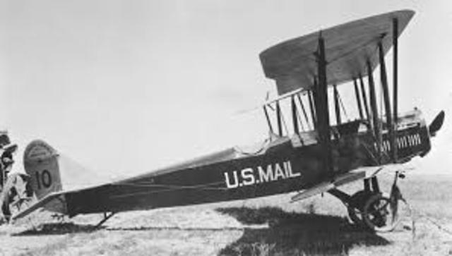 Airmail started in the united states