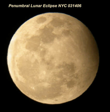 Penumbral Lunar Eclipse