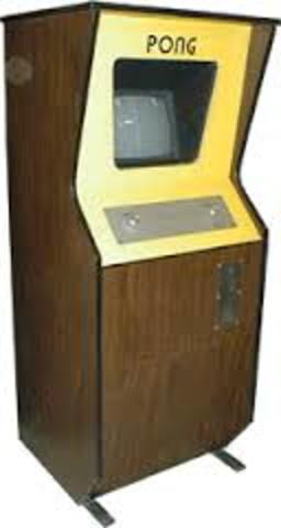(1st Gen) Atari's Pong Arcade cabinet was released in 1972