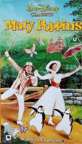 Mary Poppins released and awarded