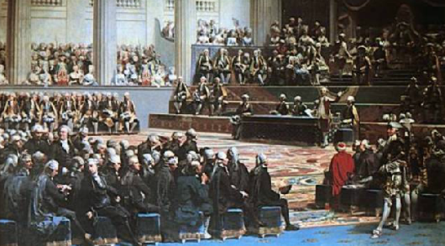 The Estates General meeting at the Tennis Court Oath