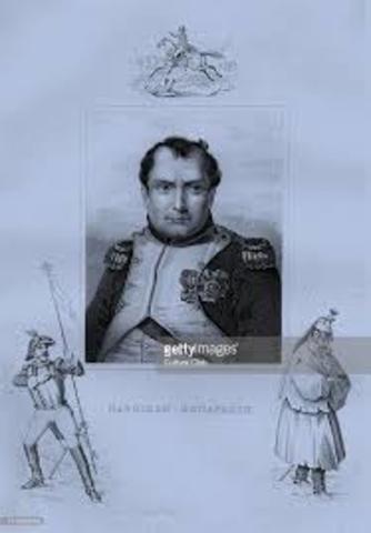 Napoleon established himself as First Consul in France