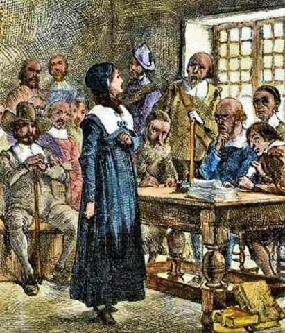 Anne Hutchinson is banned from Massachusetts