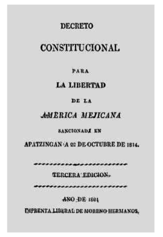Constitución de Apatzingán (1814)