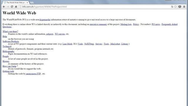Primera xarxa internet www