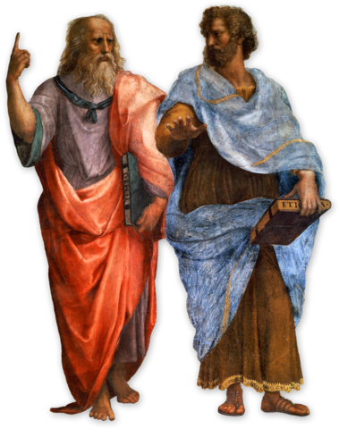 Aristotle and Plato