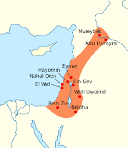 Paleolithic settlements: Natufian Culture