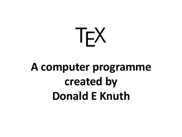 Lenguaje TeX