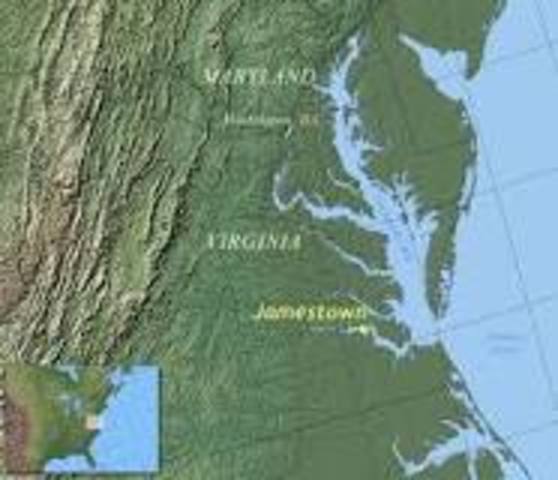 Jamestown colony in Virginia founded