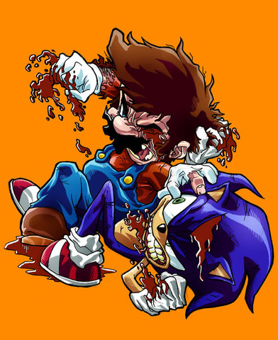 Sega makes a competitor game for Nintendo