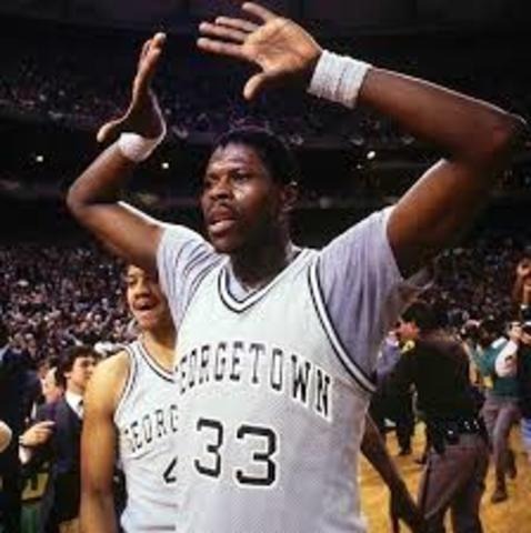 Patrick Ewing is drafted