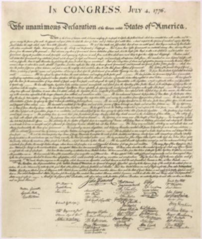 The Second Continental Congress Approves Declaration of Independence