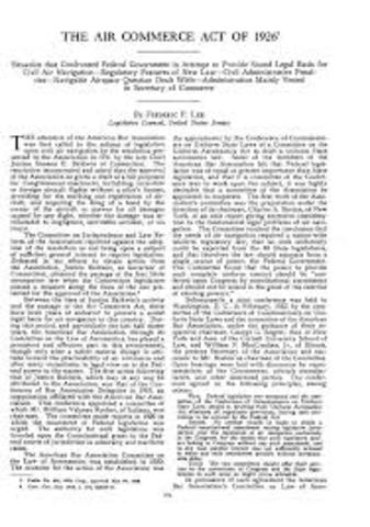 Air Commerce Act