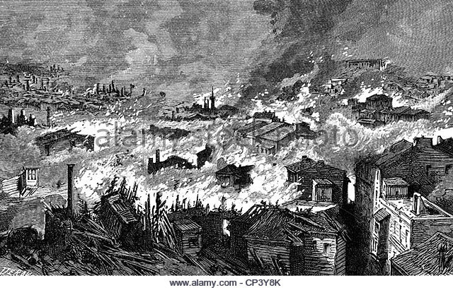Great Fire burns most of Constantinople