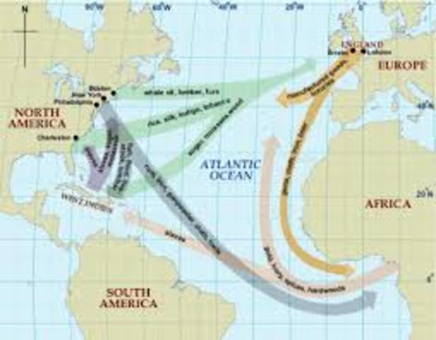 Slave trade across Atlantic