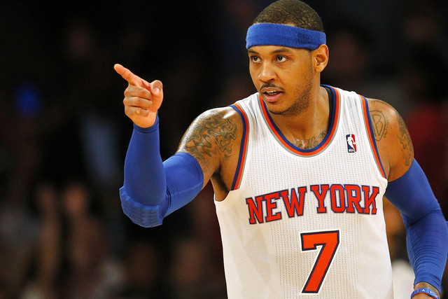 Carmelo Anthony comes to New York