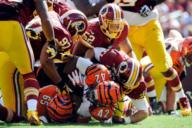 Redskin against Cincinnati Bengals