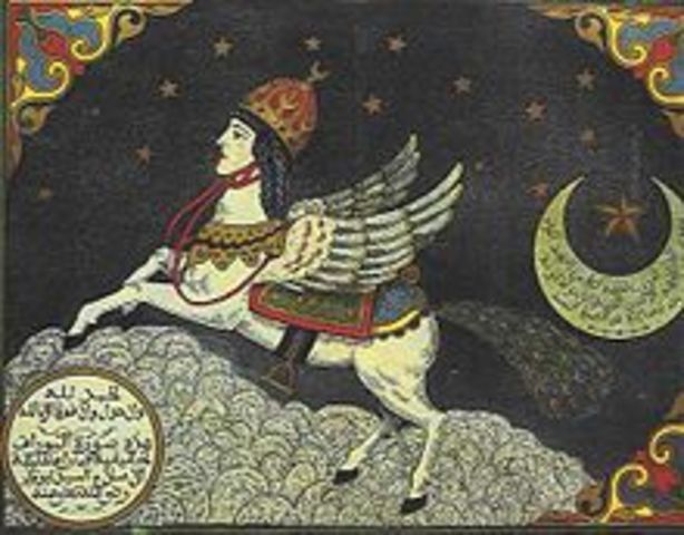 Muhammad assent into mi`raj