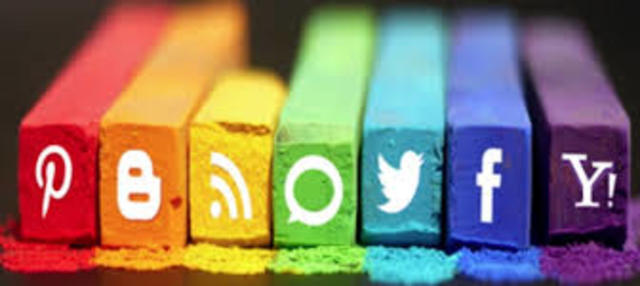 Primeres xarxes socials amb imatges