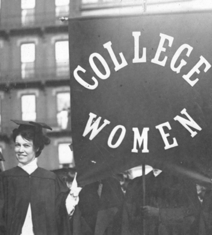 20% of college students were women.