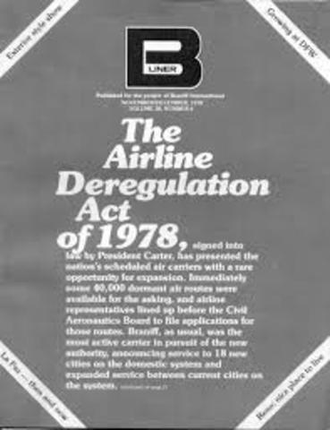 The Airline Deregulation Act