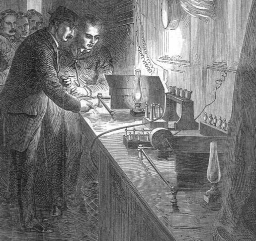 Cyrus Field Invented the Atlantic Telegraph.