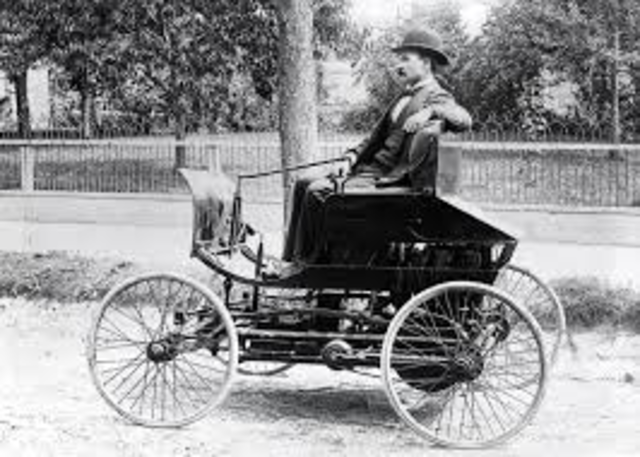The First car was Invented.