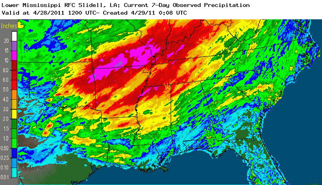Us tornadoe Outbreak happens