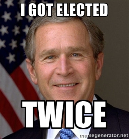 Gorge Bush elected in 2004