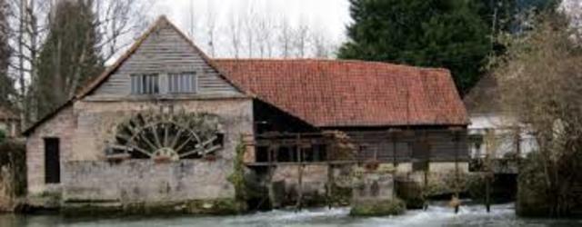 200 BC - Europeans Harness Water Energy to Power Mills