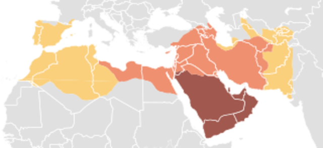 Muslim Armies Cross the Strait of Gibraltar and Conquer the Iberian Peninsula.