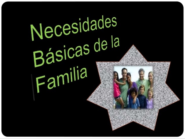 NECESIDADES Y EMOCIONES DE LA FAMILIA