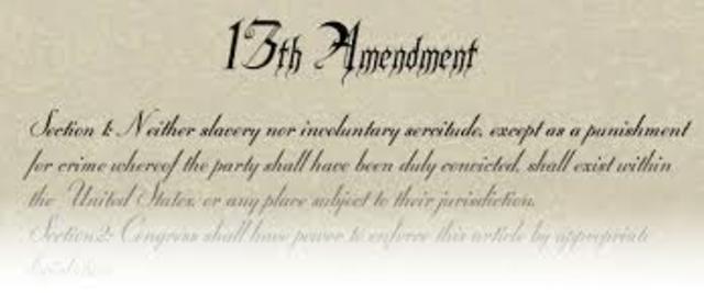 Ratification of the 13th Amendment