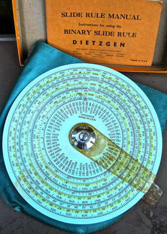 circular slide rule invented