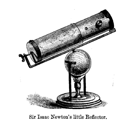The first teleccope using mirrors instead of lenses