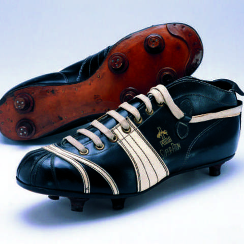 First football cleat created