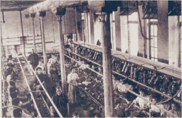 Primeres fàbriques amb màquina de vapor