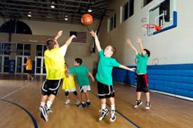 Primer día de baloncesto