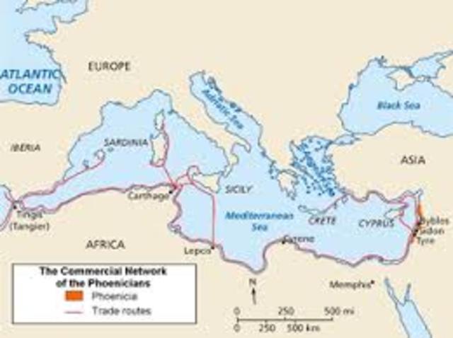 Phoenicians( 3000BCE~ 800 BCE)